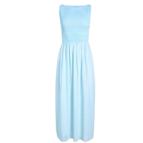 Hill House Cosima Nap Dress - Powder Blue Baroque Shell. XS. NWT. - Picture 1 of 6